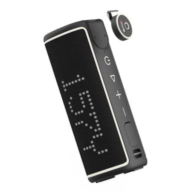 GOLFBUDDY Voice XL Magnetic Golf GPS Speaker - Distances Visible, Rich Sound with 20W Woofer & 10W Tweeter, Clip-on Remote Controller, Attachable to Golf Cart, 10 Hours Battery Life, IPX6 Waterproof