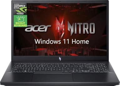 acer Nitro V 15.6" FHD Gaming Laptop, Intel Core i5-13420H, GeForce RTX 4050, 16GB RAM 512GB SSD, 128gb 9H Docking Station, Webcam, Wi-Fi, Backlit Keyboard, Bluetooth, Windows 11 Home, Black