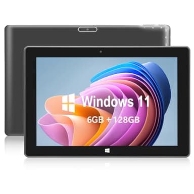 KBJPADS 6GB RAM 128GB ROM Windows 11 Tablets Computer,10.1 Inch Windows Tablet Home,Intel Celeron,IPS 1280x800 2.8 GHz, 2MP+5MP Dual Camera
