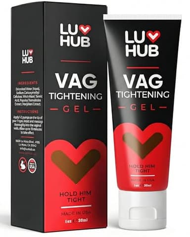 Luv Hub Vaginal Tightening Gel - Tighten your Vagina - Natural Firming Cream for Intimate Wellness - Compatible with Sensitive Skin, Hormonal Shifts, Postpartum Recovery - 1oz