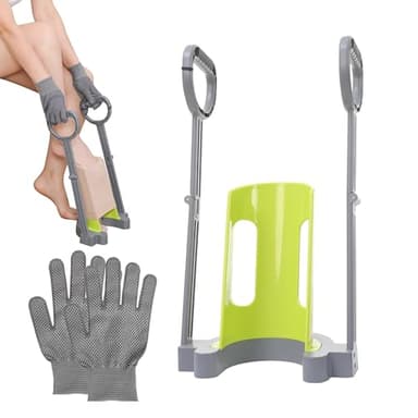 Compression Sock Aid Device | Size for Leg Circ 16 in or Less | Helper Device for Putting on Compression Stocking, Easy On Donning Aid Tool for Socks & Stockings, Durable & User-Friendly Design