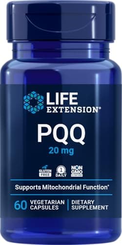 Life Extension PQQ (Pyrroloquinoline Quinone) 20 mg, 60 Vegetarian Capsules