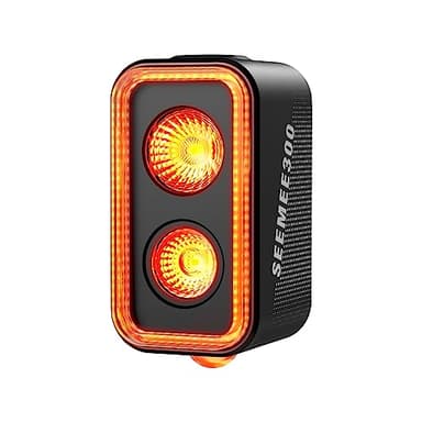Magicshine SEEMEE 300 Bike Taillight,300 Lumen Bike Tail Light,5 Night & Daytime Modes,Smart Brake Sensor IPX6 Waterproof USB-C Rechargeable Rear Bike Light for Night Riding