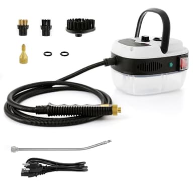 Dyna-Living Steam Cleaner 2500W Car Steamer for Auto Detailing Handheld Steamer Cleaner for Home, High Pressure Steam Cleaner with 1L Water Tank Portable Steamer for Cleaning Kitchen