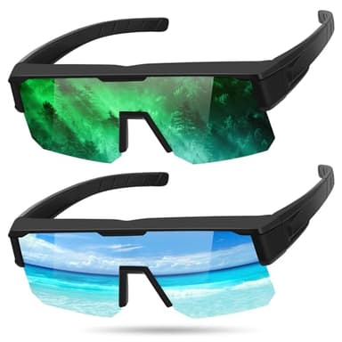 RSQQAV Polarized Fit Over Glasses Sunglasses for Men Women,UV400 Bike Wrap Around Fitover Shades Driving Fishing Cycling