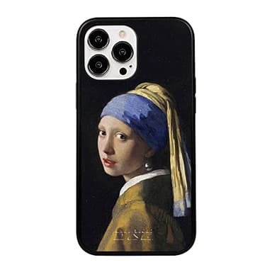 Guard Dog Case Compatible with iPhone 14 Pro Max - Military Grade - Rugged Two Piece Protection - Designer - Famous Art - Girl with Pearl Earring by Vermeer