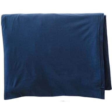 Ecolino Duvet Cover, Soft and 100% Organic Cotton Crib, Toddler, Travel Size, 37" x 51", Cover for Comforter, Duvet Insert or Blanket in Solid Navy Blue