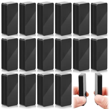 Copkim 32 Pcs Outdoor Curtain Weights Heavy Outdoor Waterproof Curtain Magnets Flag Weight Magnetic Weight for Home Decor Shower Outside Curtains Tablecloth Flag Tablecloth to Stop Wind (Black)