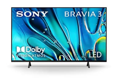 Sony 50-Inch Class 4K Ultra HD BRAVIA 3 LED Smart TV with Google TV, Dolby Vision HDR, and Exclusive Features for PlayStation®5 (K-50S30)