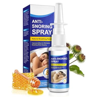 Anti Snoring Spray- Stop Snoring & Sleep Well - Effective Stop Snorer - Stop Snoring Immediately - Sleep Well All Night-SolvesSnoring ProblemApplicable to Both Men and Women -Convenient to Carry