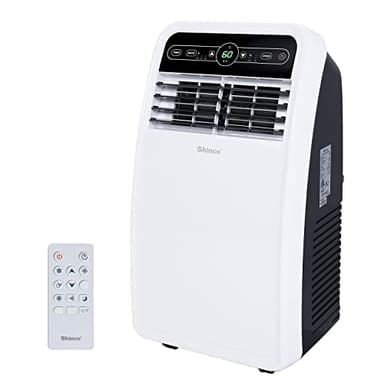 Shinco 8,000 BTU Portable Air Conditioner, AC Unit with Built-in Cool, Dehumidifier & Fan Modes for Room up to 350 sq.ft, Conditioner Remote Control, 24 Hour Timer, Installation Kit
