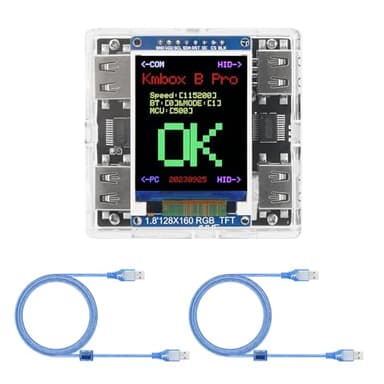 Kmbox B+ (Pro) Keyboard Mouse Controller Keyboard Mouse Macro with Screen for DMA and Dual Computer