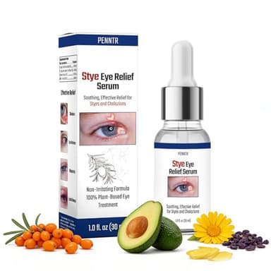 Stye Eye Treatment, Stye Eye Drops, Chalazion Remover, Eye Serum for Styes, Chalazion and Blepharitis Treatment, with Natural Plant-based Formula, 1 Fl Oz