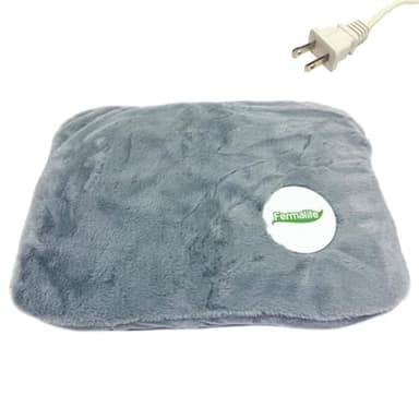 FERMALIFE Rechargeable Electric Hot Water Bag with Soft Cover – Heat Therapy Pad for Pain Relief, Cramps, & Sore Muscles, Winter Cold – Hot Compress & Hand Warmer for Indoor/Outdoor Use (Prefilled)