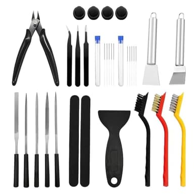 3D Printer Tool Kit Essential 3D Printer Tools Accessories for Removing, Smoothing, Finishing, Deburring, Craving, for Bambu Lab, Ender3