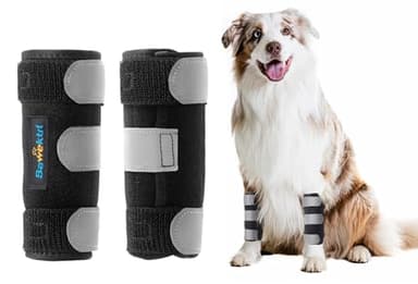 Bawektrl Dog Leg Brace for Front Hock Joint,Carpal Wrist Brace for Dogs Prevents Injuries Sprains Helps with Loss of Stability Caused by Arthritis, Keep Joint Warm, Reduces Pain Inflammation