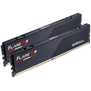 G.SKILL Flare X5 Series DDR5 RAM (AMD EXPO) 32GB (2x16GB) 6000MT/s CL30-38-38-96 1.35V Desktop Computer Memory U-DIMM - Matte Black (F5-6000J3038F16GX2-FX5)