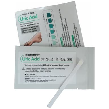 10 x GP Professional Uric Acid Gout Urine Test Strips