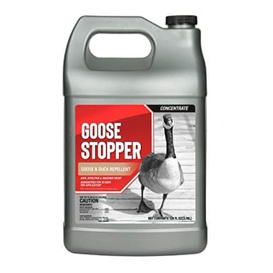 Goose Stopper, Liquid Animal Stopper Repellent, All Natural, Effective All Year Round, Safe for People and Pets, No Harsh Chemicals, Ready to Use, Goose Repellent - 1 Gallon Concentrate