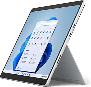 Microsoft Surface Pro 8 Tablet, LTE, Intel i5-1145G7, 16GB RAM, 256GB SSD, Intel UHD Graphics, 13" Touchscreen Display, Windows 11 Pro Laptop Computer, Platinum, EIP-00001 (Renewed)