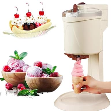 Commercial Soft Serve Ice Cream Maker - Countertop Soft Serve Ice Cream Machine for Home Use - Ice Cream Maker Machine Soft Serve