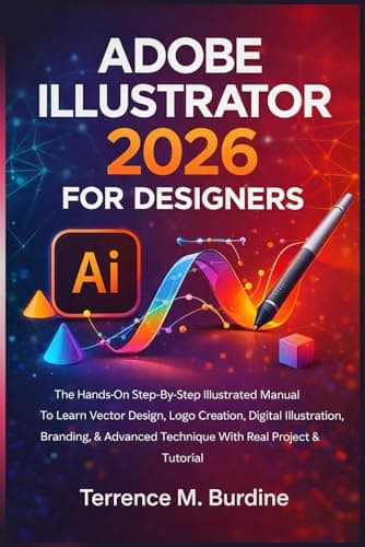 ADOBE ILLUSTRATOR 2026 FOR DESIGNERS: The Hands-On Step-By-Step Illustrated Manual To Learn Vector Design, Logo Creation, Digital Illustration, Branding, Advanced Technique With Real Project Tutorial