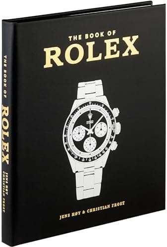 Graphic Image - The Book of Rolex - A Holistic View of Rolex Watches - Handbound in Black Bonded Leather, Hardcover - Bound in The USA (200 Pages | 9.12" W x 10.77" H)