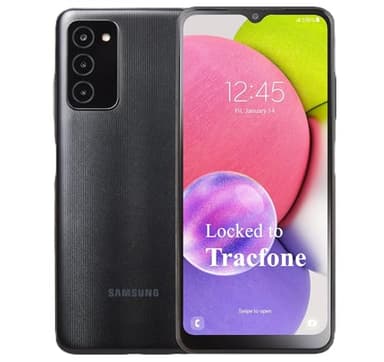 Tracfone Samsung Galaxy A03s, 32GB [Activation Promo Incl: 1500Min/1500Txt/1500MB, 365 Days Service Plan] Prepaid Smartphone (Locked to Tracfone) 6.5" HD+ LCD Infinity-V Disp., 13MP Cam, BK Android 11