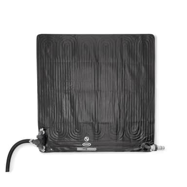 Intex 28685E 47 Inch x 47 Inch Solar Pool Water Heater Mat for 8,000 Gallon Above Ground Swimming Pool with Hose Attachment and Adaptors, Black