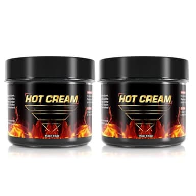 FANSHI 2PCS Hot Sweat Cream – Natural Workout Enhancer for Muscle Warm-Up & Skin Tightening – Supports Sweat & Circulation – for Women & Men – Belly, Thighs, Arms