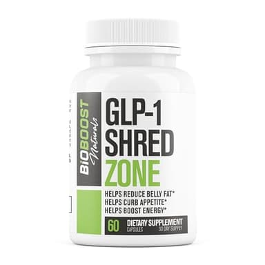 Nutrimend IQ GLP-1 Shred Zone - Weight Loss Pills for Women & Men + Appetite Suppressant Support - Supports Healthy Pathways Associated with GLP-1 Activity - Fat Burner Supplement - 60 Capsules