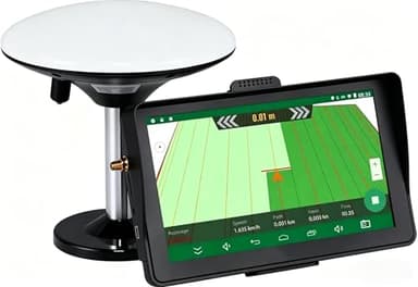 Precision Farming GPS Guidance System, 7-inch Tractor GPS Navigator, High-Precision Agricultural Gnss Navigator, Automatic Positioning for Spraying, Ploughing and Seeding