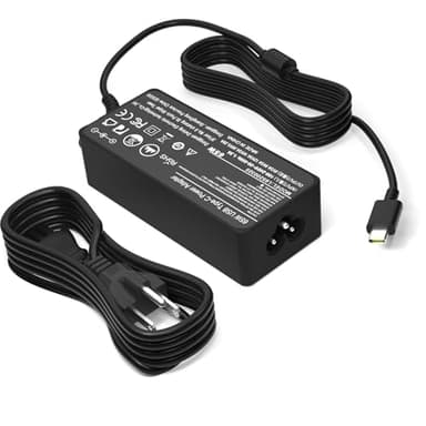 65W USB C Laptop Charger for LG Gram Pro 16-inch 17-inch 14" 15" 16T90Q 16T90P 16Z90P 16Z90Q 17Z95P 17Z90N 15Z90ST 15Z95P 2-in-1 Ultra Slim Fast Charging Power Adapter Cord