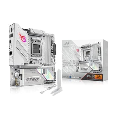 ASUS ROG Strix B850-G Gaming WiFi AMD AM5 B850 mATX Motherboard, Advanced AI PC Ready, 14+2+1 Power Stages, DDR5 Slots, 4X M.2 Slots, PCIe® 5.0 Ready, WiFi 7, 2.5G LAN, USB 20Gbps Type-C®, AI Advisor
