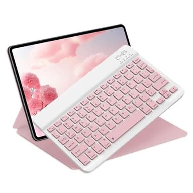 Bluetooth Keyboard for iPad 10th Generation, iPad Pro 13/12/11/10/9/8/7 inch, iPad Air 13/11th Gen, iPad mini, Samsung Xiaomi Tablets, etc. - Slim Wireless Portable Travel Office Computer Accessories