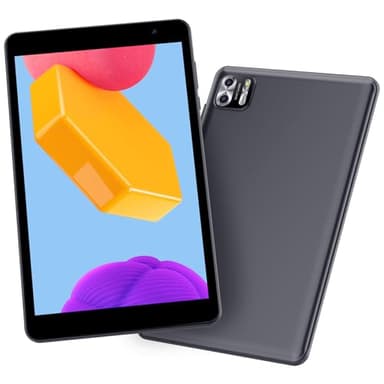 VOLENTEX 8 inch Tablet Android 14 Tablets,Quad-Core Tablet PC,8GB RAM+64GB ROM 512GB Expand,5000mAh Battery, 2+8MP Dual Cameras, Bluetooth, 2.4G/5G WiFi Tablets(Gray)
