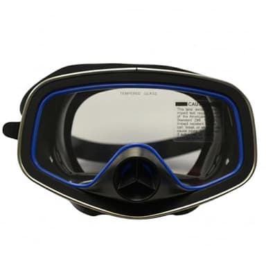 Scuba Choice Scuba Diving Classic Free Dive One-Window Silicone Purged Mask , Black