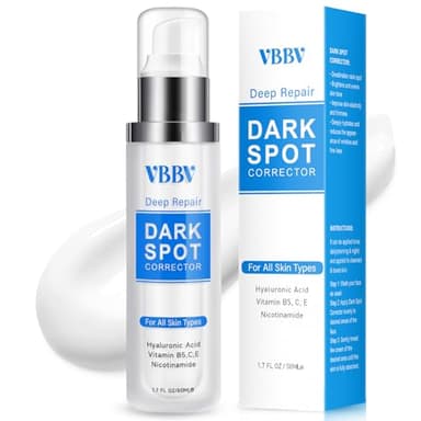 VBBV Dark Spot Remover for Face and Body, Dark Spot Corrector, Sun Spot Freckles Hyperpigmentation Treatment, Advanced Dark Spot Remover Cream with Niacinamide for Women and Men (1.7 Fl Oz)