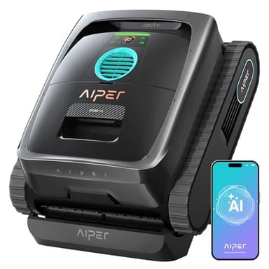 (2026 New) AIPER Scuba V3 AI Vision Cordless Robotic Pool Cleaner, 10x Faster Pool Cleaning with AI Patrol, 24/7 Auto Cleaning, Smart Waterline Parking & Multi-Layer Filtration