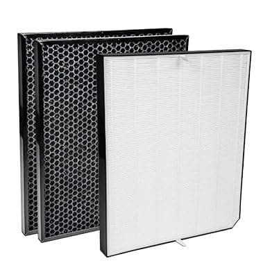 Genuine AirDoctor AD3000/3500 1 Year Replacement Filter Pack. Includes 2 Premium Carbon/VOCs w Pre-Filters + 1 UltraHEPA. Guaranteed Quality & Performance. Removes Allergens, Smoke, Mold, Pet Dander