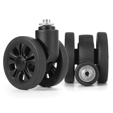 Zoofen Luggage Replacement Wheels 2 pcs Suitcase Replacement Wheels Wear-Resistant Luggage Wheels for Most Suitcase Repair