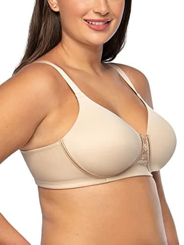 Vanity Fair womens Full Figure Beauty Back Smoothing Bra, Wirefree - Beige, 38D US