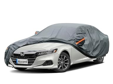 GUNHYI Premium Car Cover Custom Fit Honda Accord (1990-2025), 16 Layers Heavy Duty Car Cover Waterproof All Weather with Zipper Door for Sun Rain Snow Dust Uv Protection