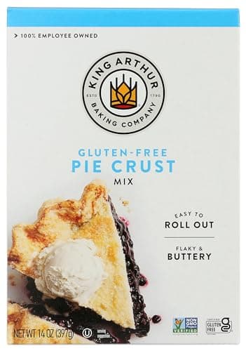 King Arthur Flour Gluten Free Pie Crust Mix, Packaging May Vary, 14 Ounces (Pack of 1)