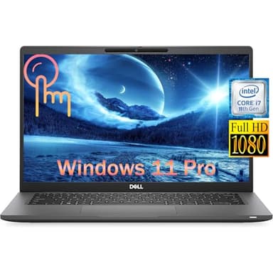 Dell Latitude 7420 Touchscreen Laptop Computer, Intel 11th Gen Core i7-1165G7, 16GB RAM, 512GB SSD, 14" FHD (1920x1080) Notebook, Backlit Keyboard Windows 11 Pro (Renewed)