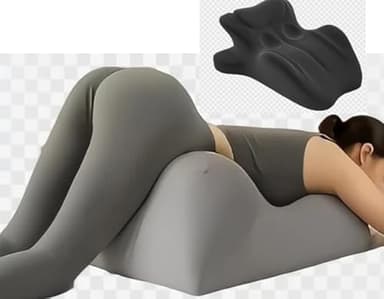 Luvnook Multifunctional Memory Pillow, Help Love. Two-Player Game Save, Powerful Hip Lift, Hidden Wedge, Multi-Pose 27-Degree Pose, Ergonomic Memory Foam (Black)