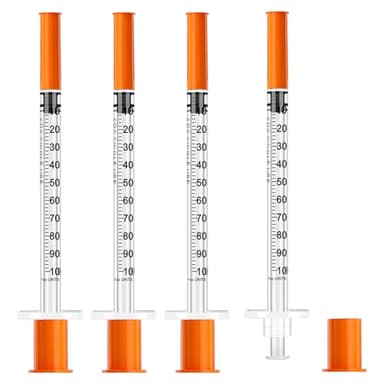 1ml 31G 8mm Syringe with Needle, Individually Wrapped, Pack of 10