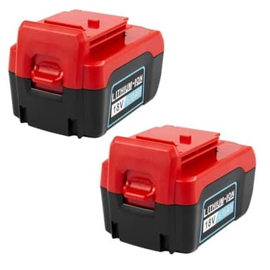 Futurebatt 2-Pack PC18B Battery for Porter Cable High-Output 6000mAh Lithium-Ion 18-Volt Battery PC18B PC18BL PCC489N PC18BLEX Only Can Charged with Charger PCXMVC PCLMVC (Not PCMVC)