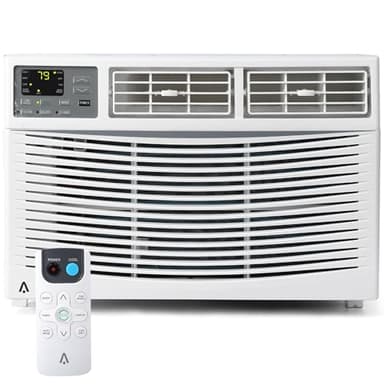 8000 BTU Window Air Conditioner with WiFi, Window AC Unit 110-115V Cools Up to 350 Sq. Ft., Energy Saving with Remote & App Control & Timer Function, Perfect for Small Rooms, Living Room, Office