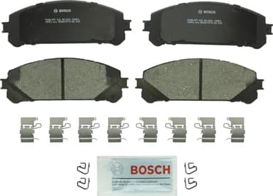 BOSCH BC1324 QuietCast Premium Ceramic Disc Brake Pad Set - Compatible with Select Lexus NX200t, NX250, NX300h, NX350/350h, RX350, RX450h; Toyota Camry, Highlander, RAV4 Prime, Sienna + More; FRONT